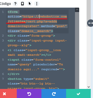 url correcta
