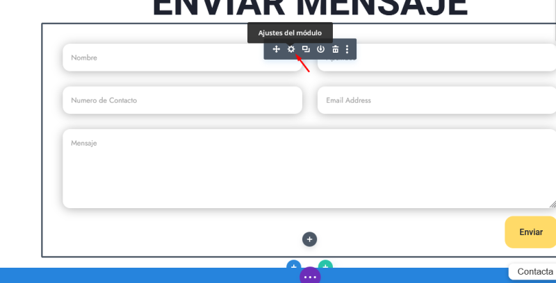 ajustes del modulo